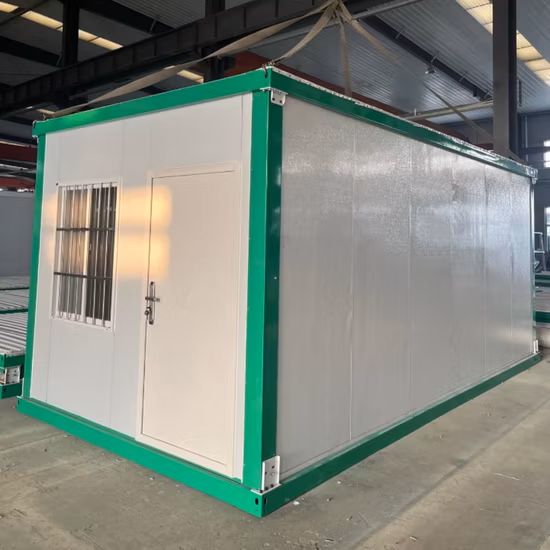 Maison de conteneur pour l'hébergement de bureau Cuisine de camp Toilettes Clinique Hôpital d'ablution