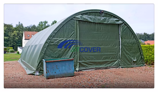 Abri robuste en acier inoxydable, garage portable de 9 m d'envergure (JIT