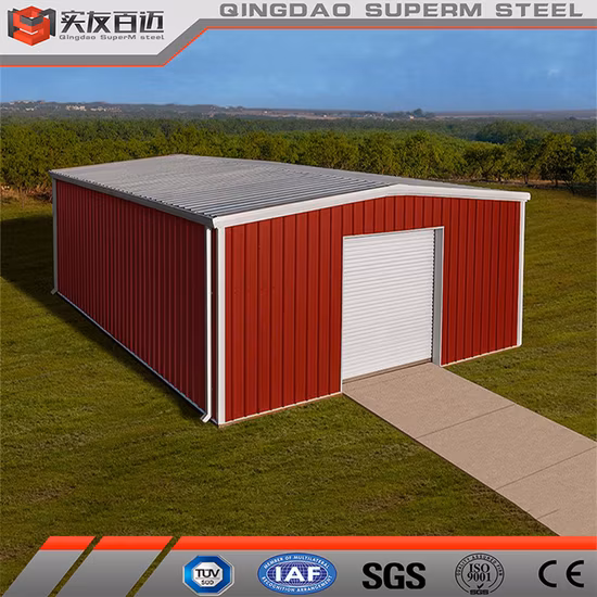 Garage de voiture structurel en acier préfabriqué en Chine à vendre